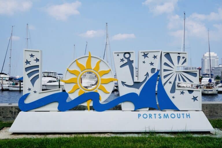 Portsmouth Love Sign