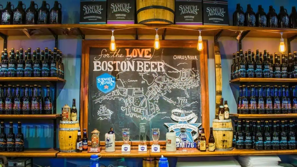 Samuel Adams Brewery Gift Shop in Boston, MA