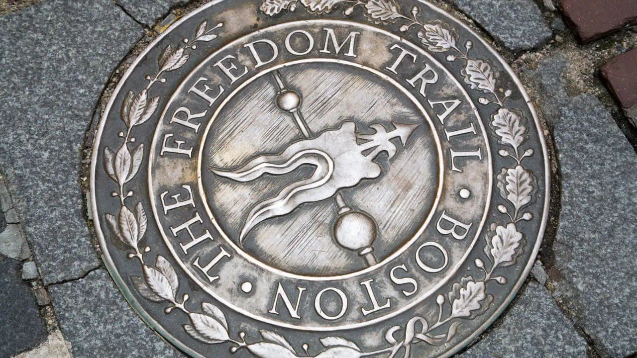 The Freedom Trail in Boston, MA