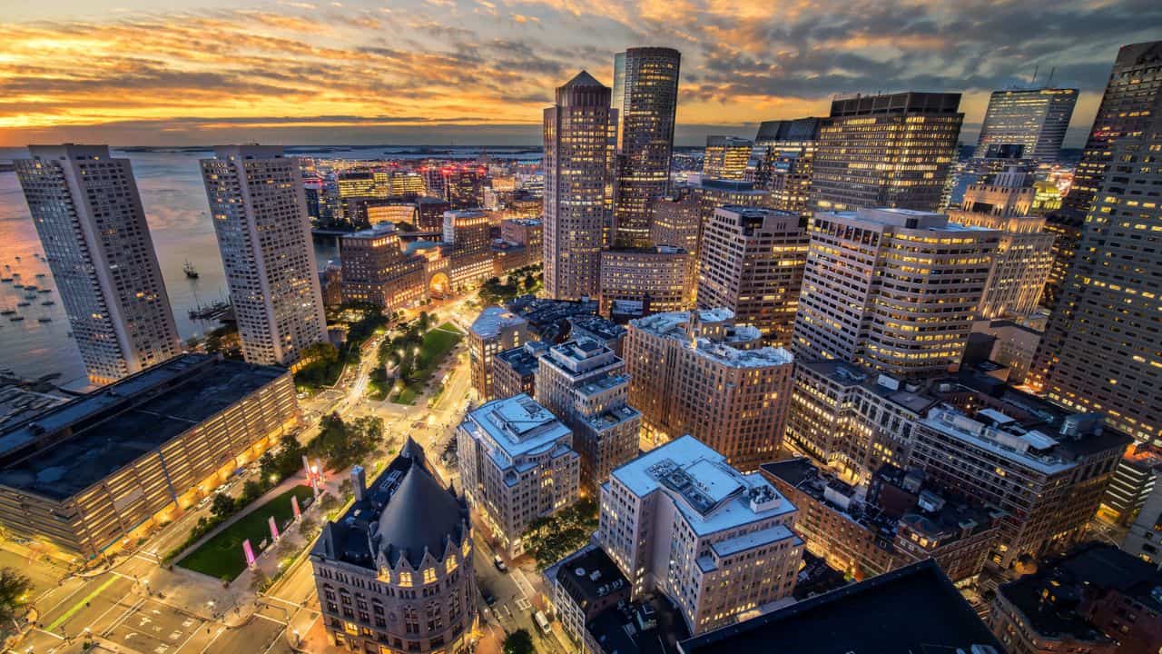 View of Boston, MA