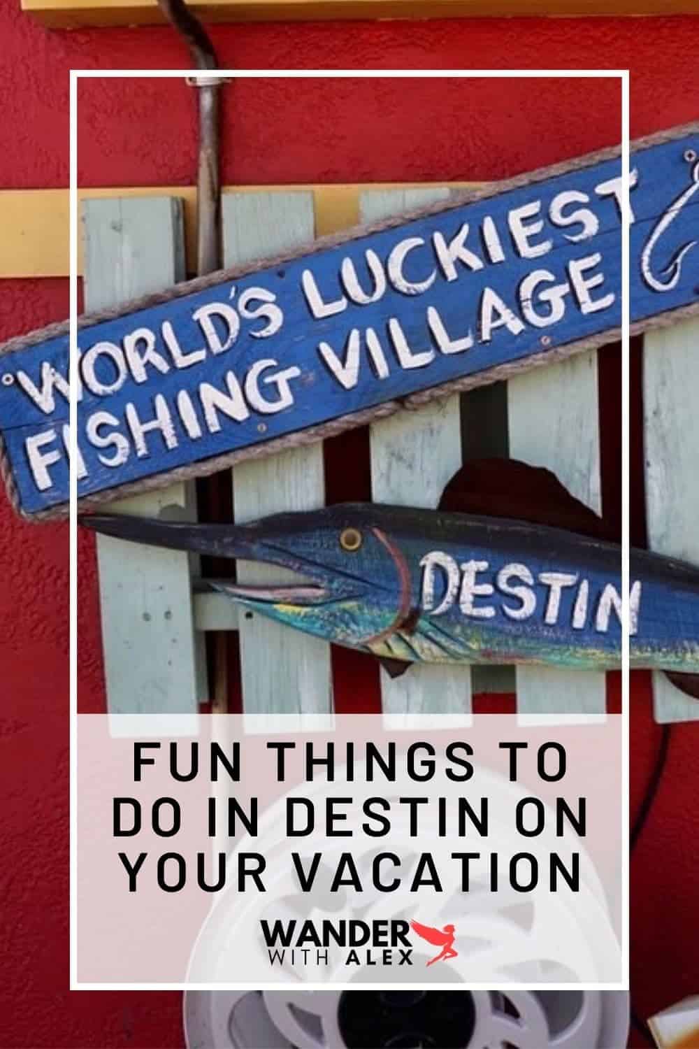 things to do in destin, florida