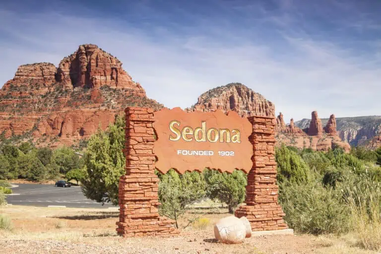 Welcome Sign To Sedona Arizona