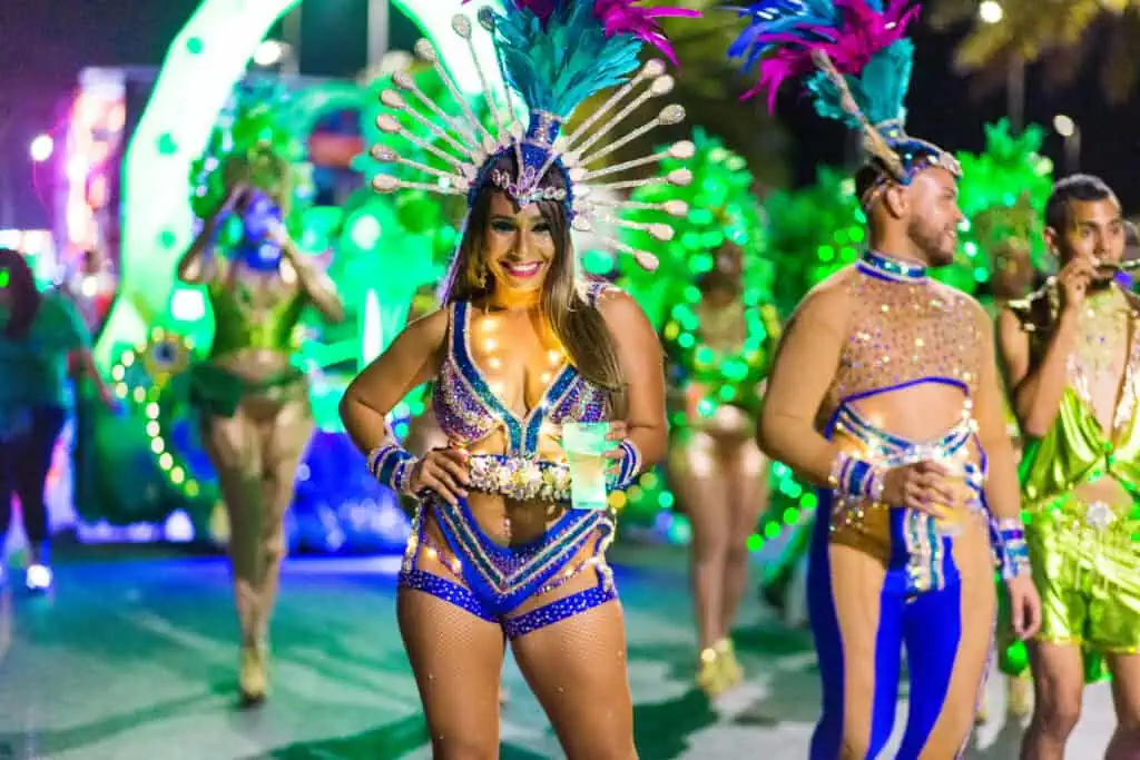 Lighting Parade Oranjestad. Aruba 2019