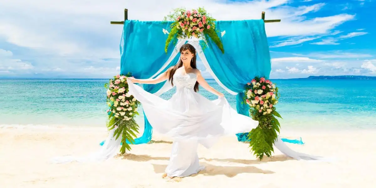 destination wedding beach