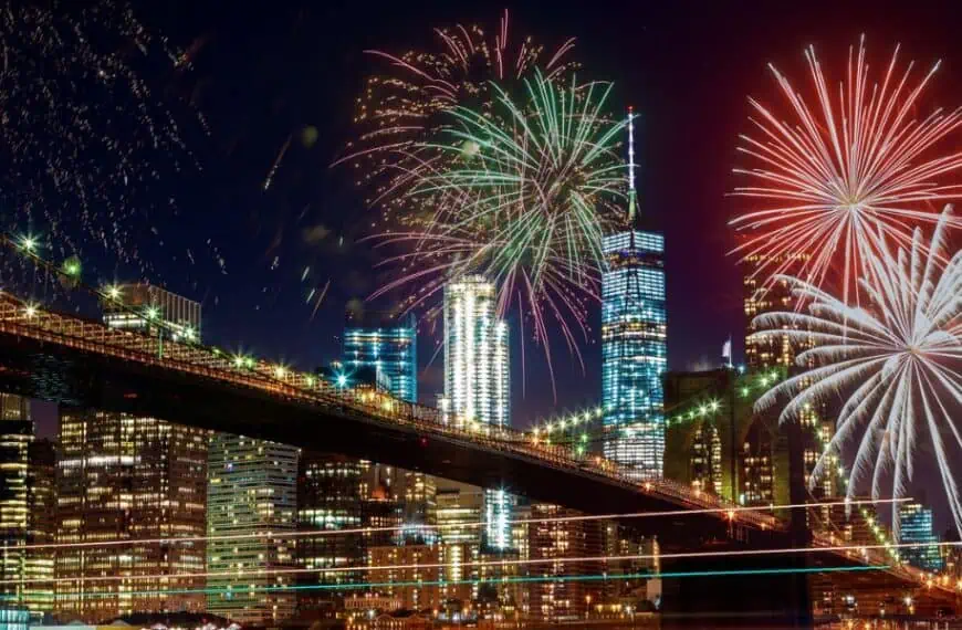 New York City, USA NYE Fireworks