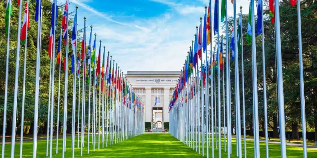 Palais des Nations in Geneva, Switzerland