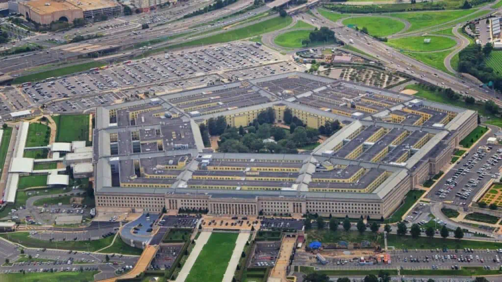 United States Pentagon Building in Washington DC