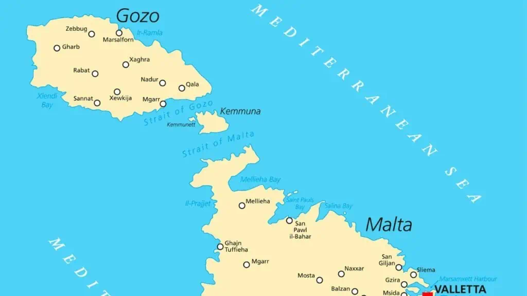 Gozo Map