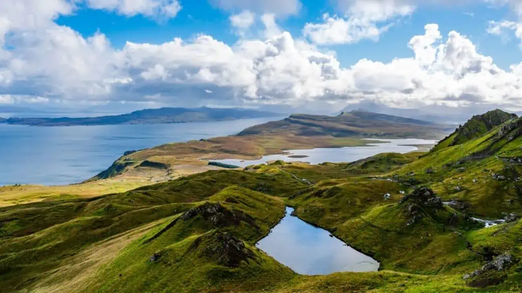 Sound of Raasay in Isle of Skye, Scotland