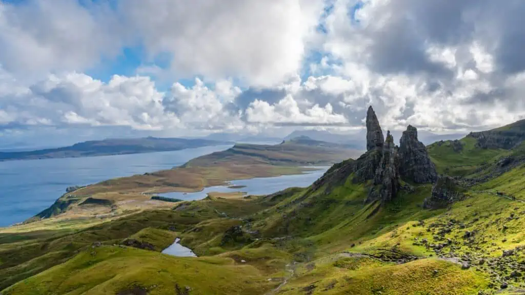 The Old Man of Storr in Isle of Skye, Scotland