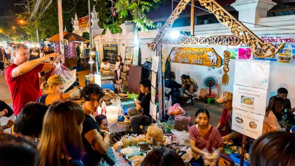 Chiang Mai Sunday Night Market in Thailand
