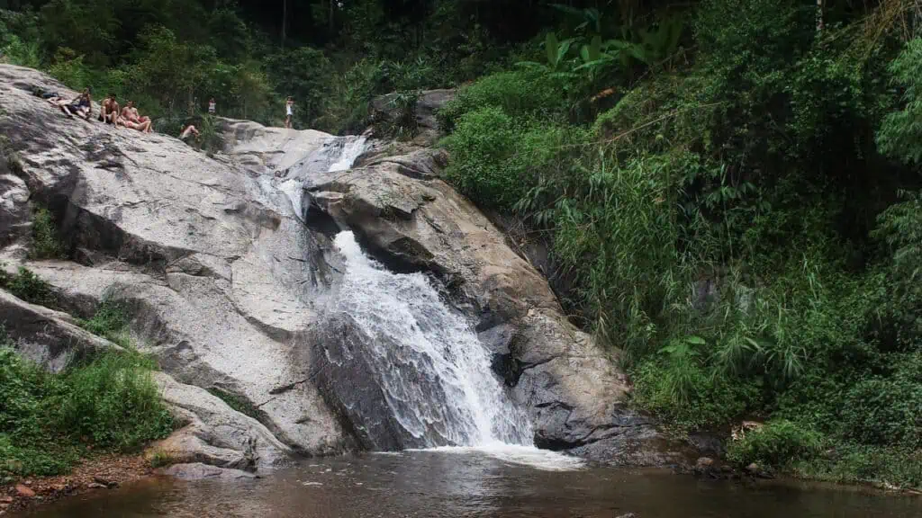 Mor Paeng Waterfall near Pai, Thailand