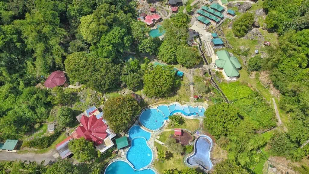 Poring Hot Springs in Borneo