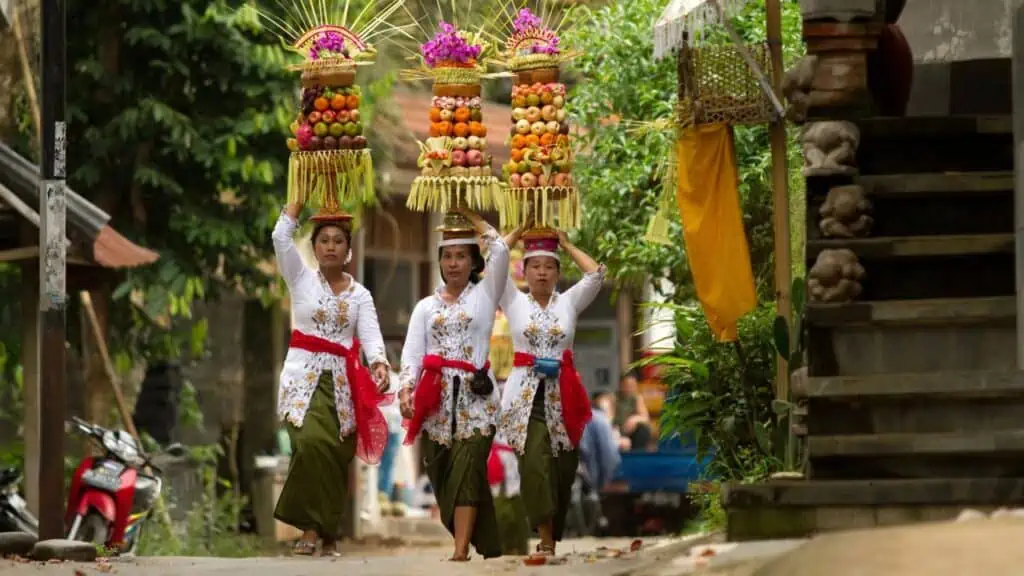 village women in Bali, Indonesia