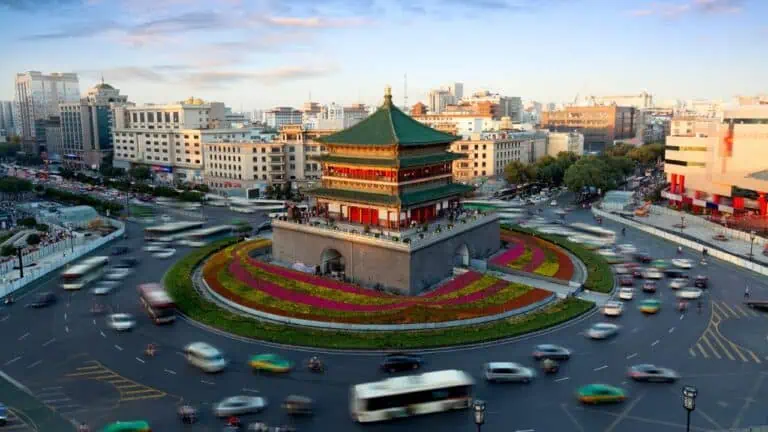 Xi'an City Building in China