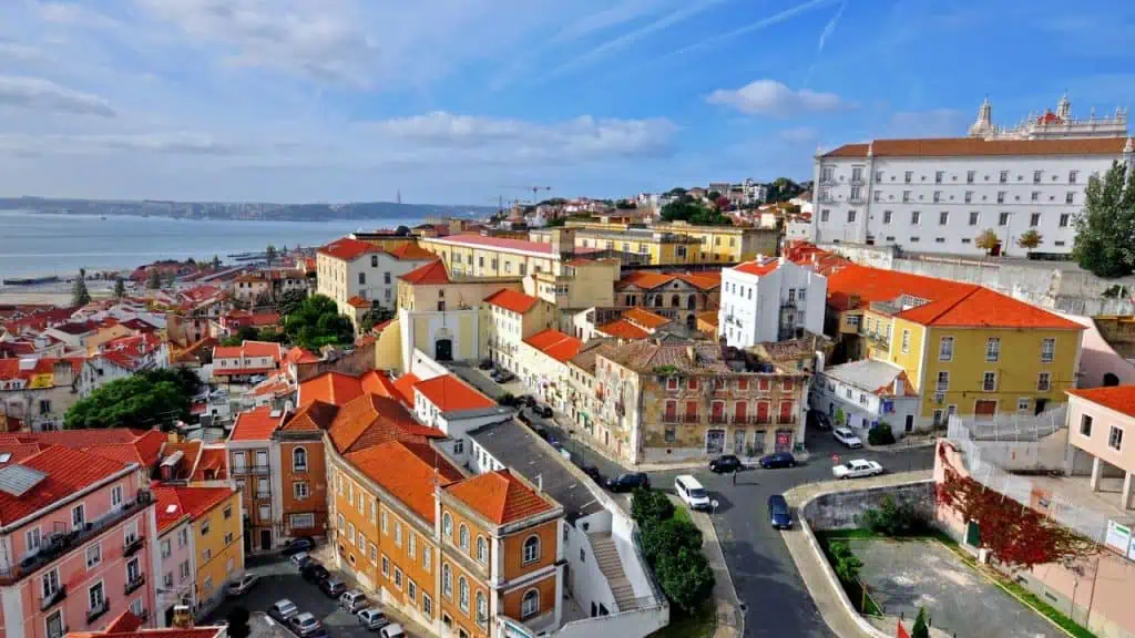 Alfama District in LIsbon, Portugal