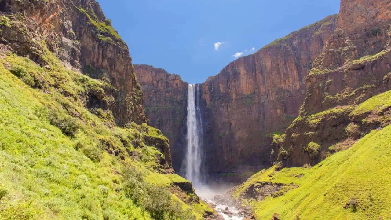 Maletsunyane Falls in Lesotho